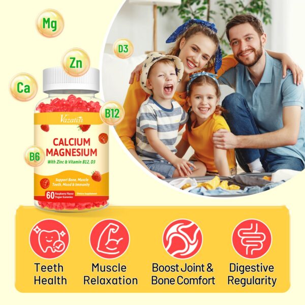 Gomitas en frascos Vazatisi Calcium Gummies en estante