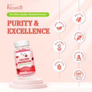 Version 1.0.0 Gomitas Vazatisi calcio-magnesio-zinc caja