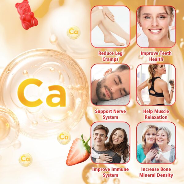 Gomitas calcio citrato sin azúcar