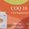 Etiqueta del frasco de Co Enzyme Q10