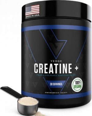 Vedge Creatine+ polvo vegano frente