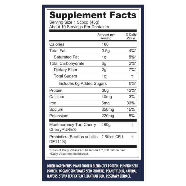 Batido con proteina Vega sin azucar