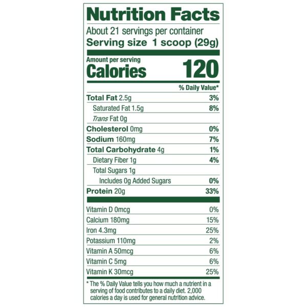 Frasco de Vega Protein and Greens Berry con 21 porciones