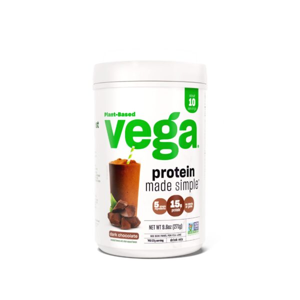 Frente de Vega Protein Made Simple Chocolate Oscuro