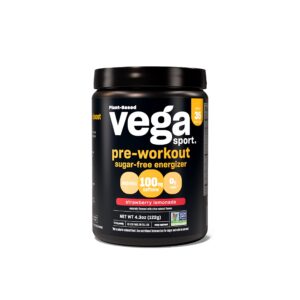 Vega Sport Sugar Free Pre-Workout etiqueta frontal