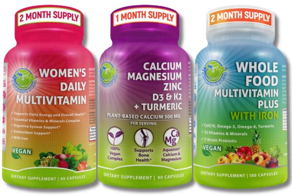 Version 1.0.0 Empaque de Vegan Multivitamins & Calcium Trio