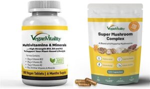 Frontal de Vegan Vitality multivitamínicos veganos