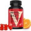Frente de Vegepower D3+B12 gomitas naranja