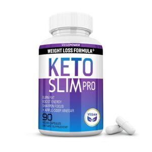 Frente de envase VEGEPOWER Keto Pills ACV