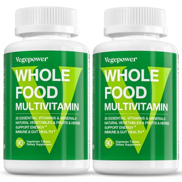 Version 1.0.0 Botella VEGEPOWER vegan multivitamin 180 cápsulas