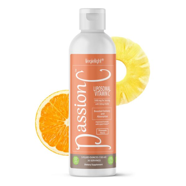 Version 1.0.0 VEGIELIGHT PassionC vitamina C liposomal sabor piña botella