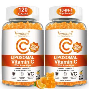 Version 1.0.0 Vemluta liposomal vitamina C gomitas frente