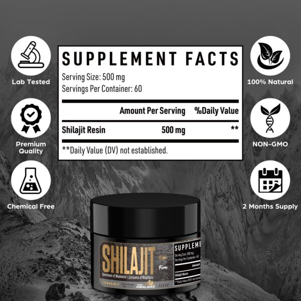 Etiqueta de VENESUILA Shilajit resin