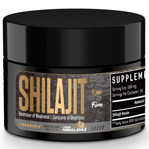 Frente del envase Venesuila Shilajit Resin