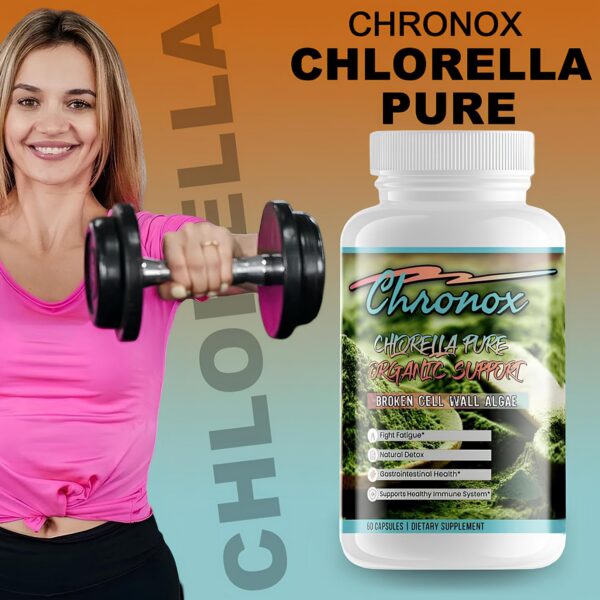 Venta suplemento chlorella orgánica Chronox con antioxidantes