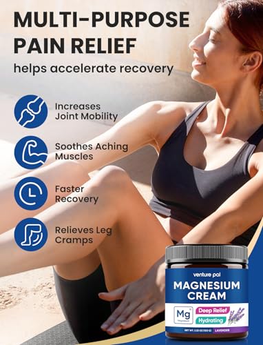 Etiqueta Venture Pal Magnesium Lotion detalle