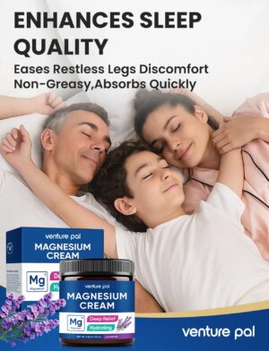 Version 1.0.0 Venture Pal Magnesium Lotion frasco frontal