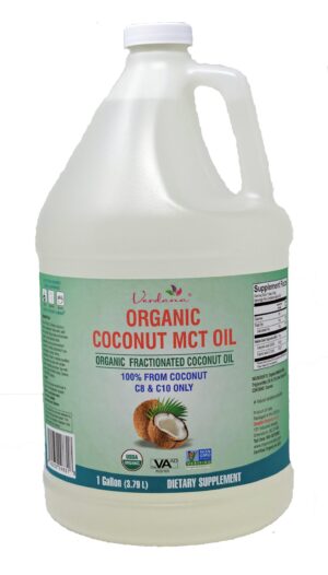 Galón de aceite MCT de coco orgánico Verdana para keto y paleo