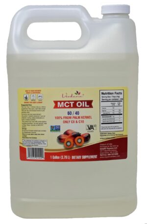 Aceite Verdana MCT 1 galón etiqueta frontal