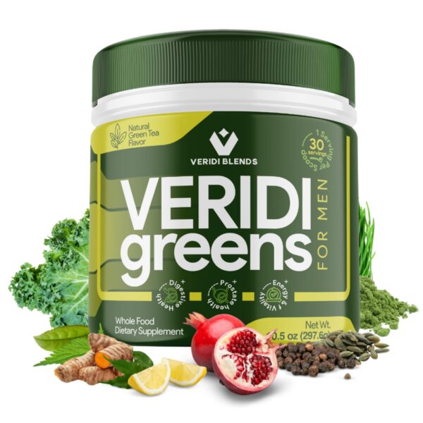Version 1.0.0 Paquete Veridi Greens para Hombres polvo supergreens orgánico