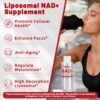 Version 1.0.0 Etiqueta de Vervidora NAD+ liposomal