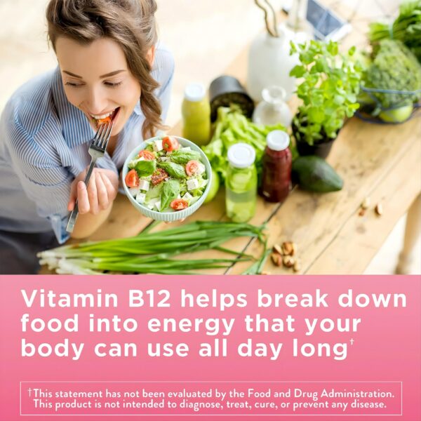 Etiqueta de B12 vegano sabor cereza