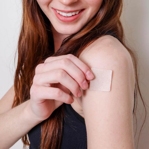 Version 1.0.0 Parche Veru Wellness siendo usado