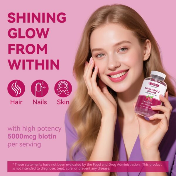 Gomitas de biotina en empaque