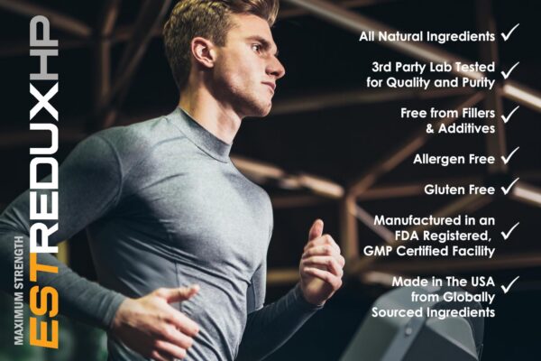 Frasco VH Nutrition ESTREDUX HP espalda