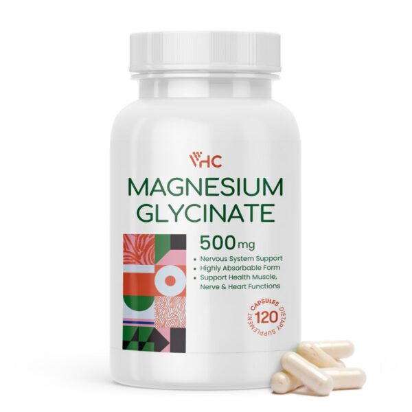 VHC glicinato de magnesio 500 mg cápsulas frasco