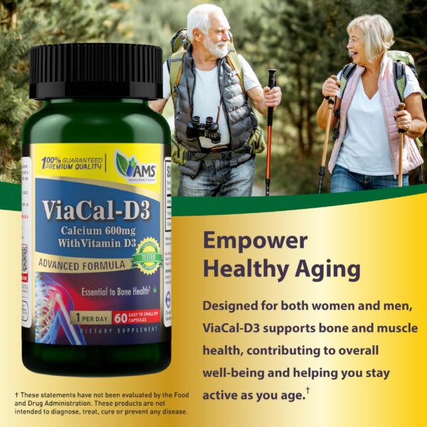 Etiqueta de ViaCal-D3 calcio 600 mg