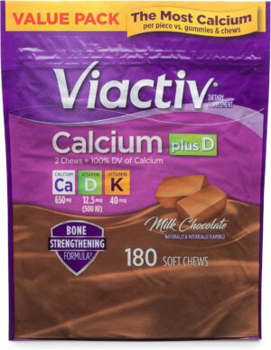Viactiv Calcium gominas frente al envase