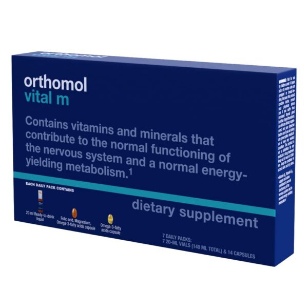 Version 1.0.0 Vial de Orthomol Vital M para consumo semanal