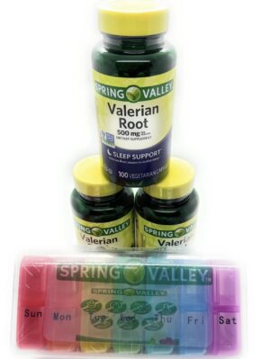 VicVan 3 botellas cápsulas raíz de valeriana 500mg cada una