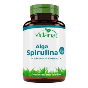 Vidanat espirulina frasco 200 tabletas
