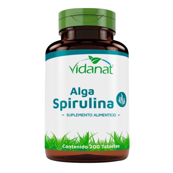 Vidanat espirulina frasco 200 tabletas