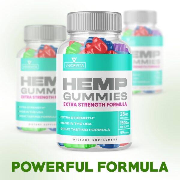 Detalle de empaque de Vigorvita Gomitas