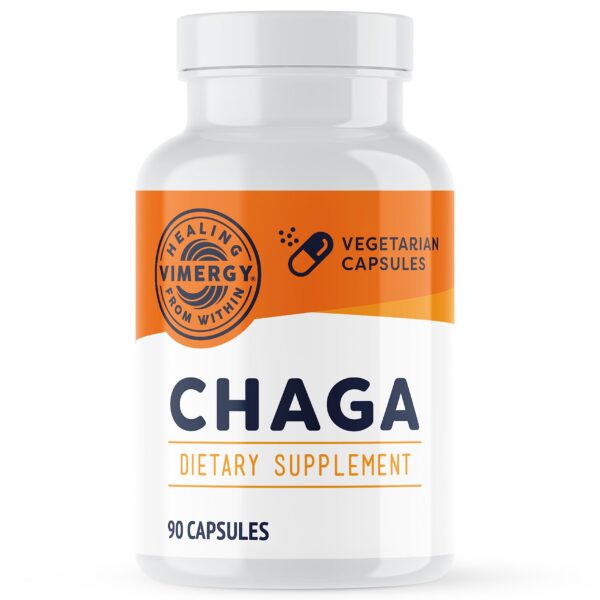 Version 1.0.0 Vimergy cápsulas de chaga superalimento para salud y sistema inmune