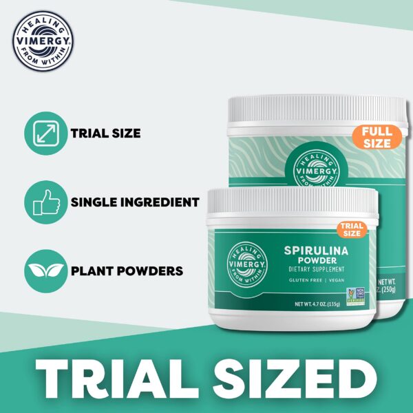 Vimergy espirulina polvo concentrado proteína verde nutrición