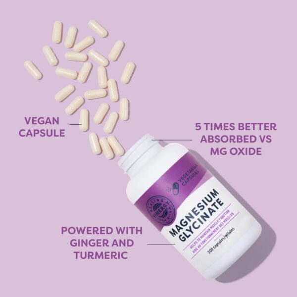 Cápsulas de magnesio glicinato