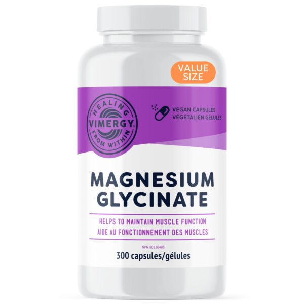 Vimergy Magnesium Glycinate frasco frontal