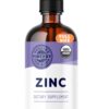 Botella de Vimergy Zinc líquido orgánico para salud inmune