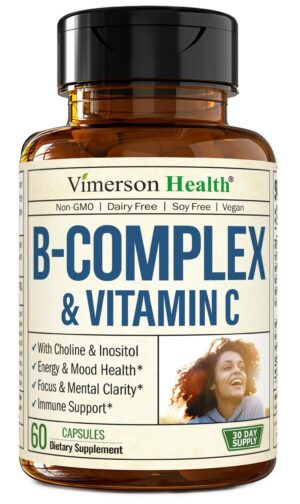 Frasco de Vimerson Health B-Complex frente
