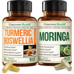 Frontal de la caja Vimerson Health Boswellia Turmeric Moringa
