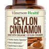 Vimerson Health cápsulas de canela de ceilán orgánica caja frontal