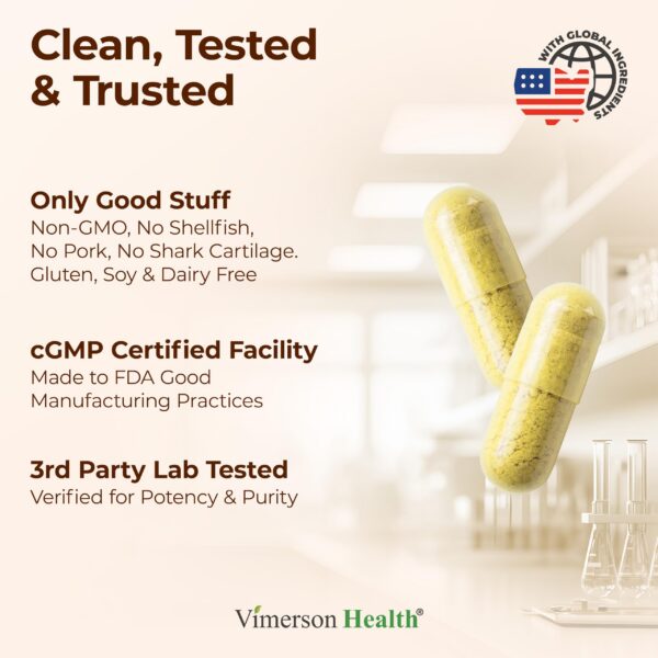 Frasco de cápsulas Vimerson Health 90 cápsulas