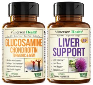 Frasco de Vimerson Health Glucosamina Condroitina MSM