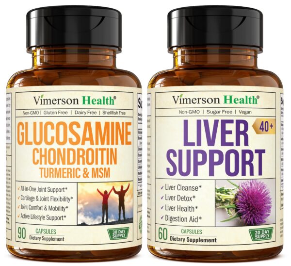 Frasco de Vimerson Health Glucosamina Condroitina MSM