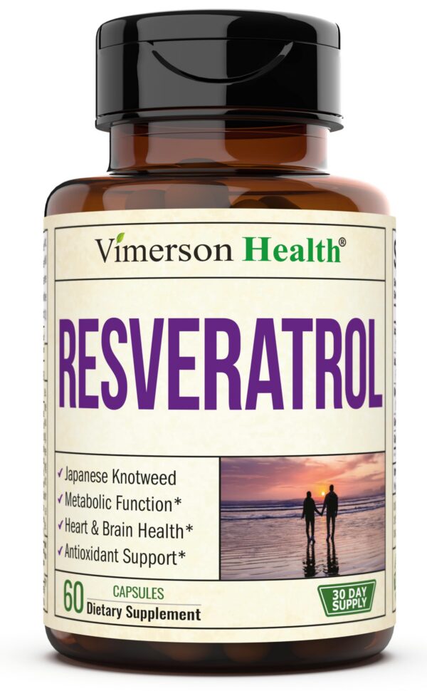 Frasco de knotweed japonés resveratrol de Vimerson Health