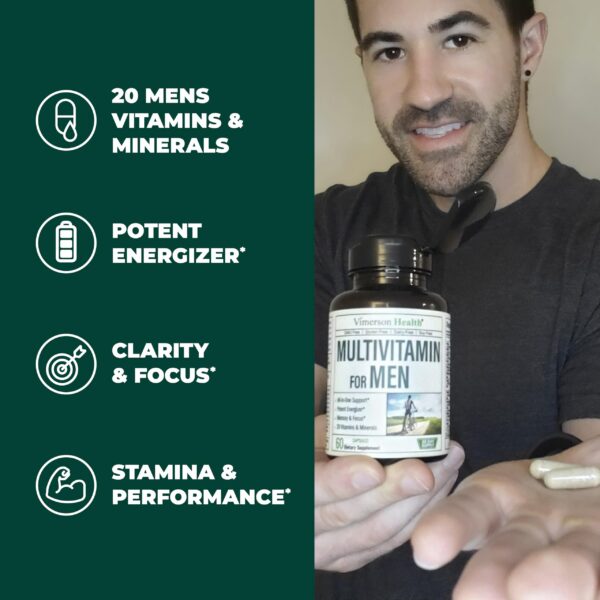 Suplemento multivitamínico premium para hombres